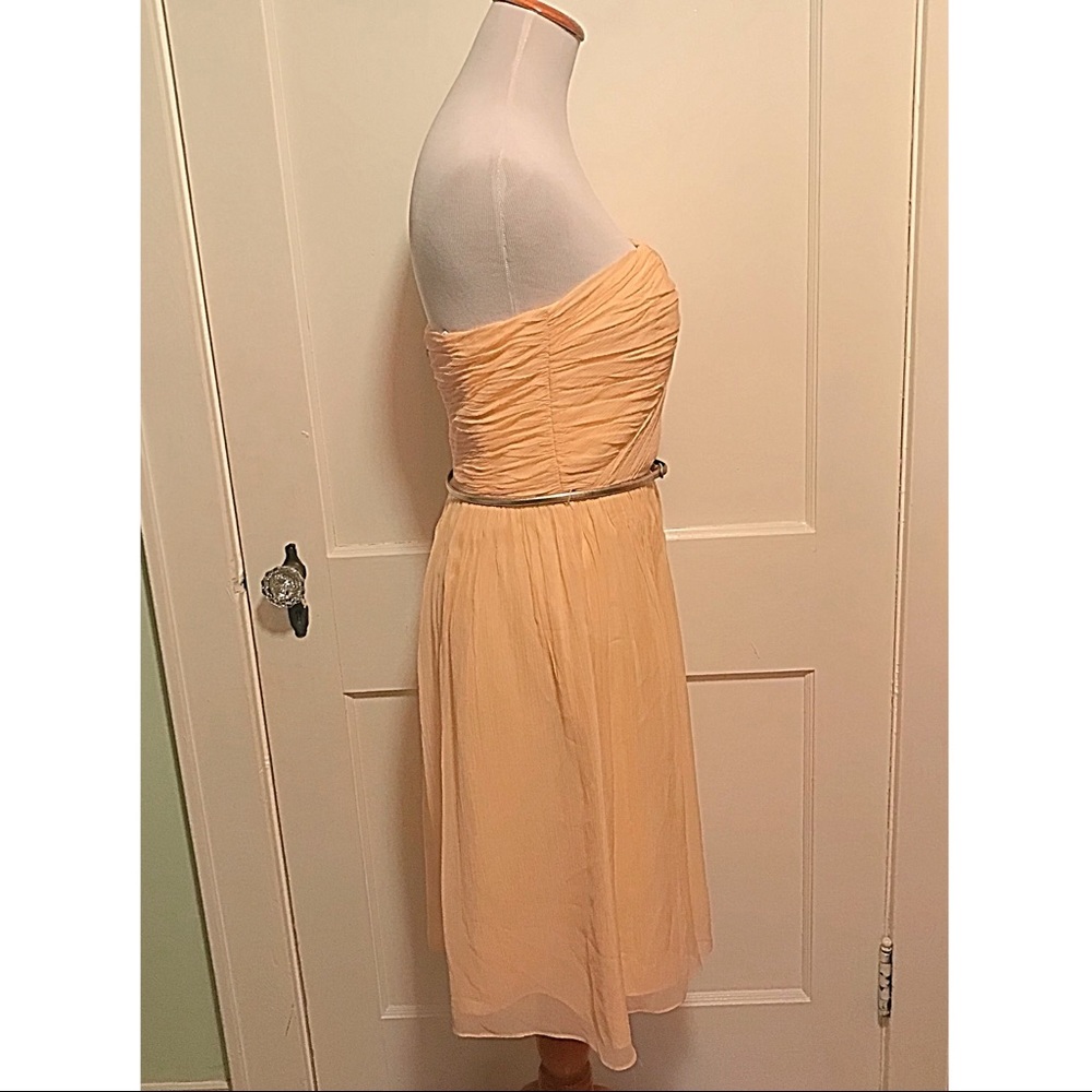 {Donna Morgan} Silk Chiffon Dress, 6 - Picture 3 of 5
